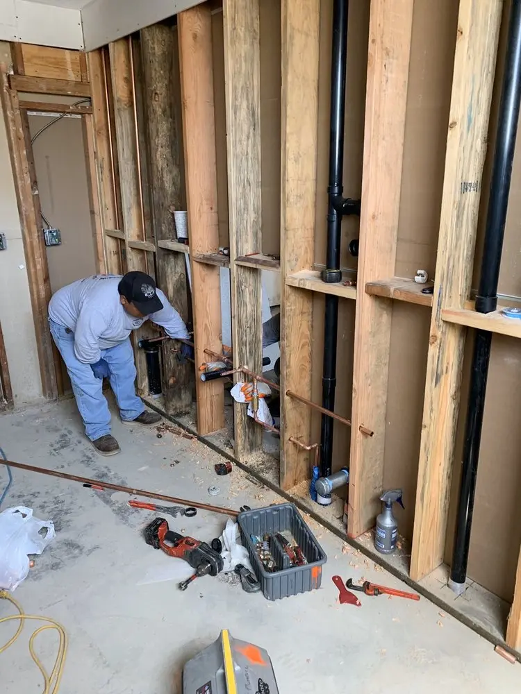 Commercial rough-in plumbing for Water Heater Replacement in South Huntingdon